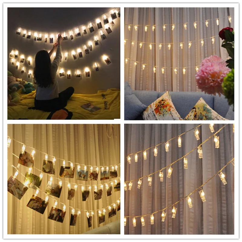 1.5M 3M Photo Clip Holder LED String Lights for Christmas Decorations for Home New Year's Decor Christmas Tree Decorations natal
1.5M 3M Photo Clip Holder LED String Lights for Christmas Decorations for Home New Year's Decor Christmas Tree Decorations natal