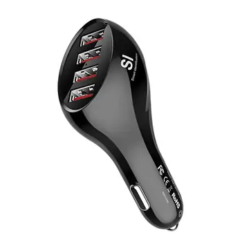 Car Phone Charger Sleek Design 4USB10 Security Smart Car Fast Charger Accesories For IPnone Xiaomi HUAWEI
Car Phone Charger Sleek Design 4USB10 Security Smart Car Fast Charger Accesories For IPnone Xiaomi HUAWEI