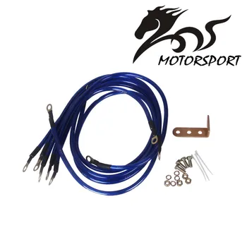 

Universal 5 Point Automotive earth wire ground wire refitting Earthing Grounding Kit Purple regulated rectifier