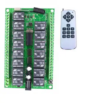 Long Distance DC 12V 15CH Relay Radio Controller RF Wireless Remote Control Switch Transmitter+Receiver for intelligent home led
Long Distance DC 12V 15CH Relay Radio Controller RF Wireless Remote Control Switch Transmitter+Receiver for intelligent home led