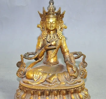 7"old tibet buddhism bronze gilt fane Tara KwanYin GuanYin goddess buddha statue
7"old tibet buddhism bronze gilt fane Tara KwanYin GuanYin goddess buddha statue
