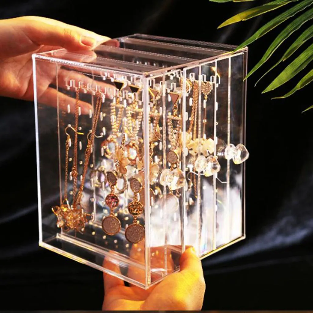 3-Layers Transparent Jewelry Display Shelf howing Shelf Earrings Display Stand Plastic Makeup Organizer Cosmetics Storage
3-Layers Transparent Jewelry Display Shelf howing Shelf Earrings Display Stand Plastic Makeup Organizer Cosmetics Storage
