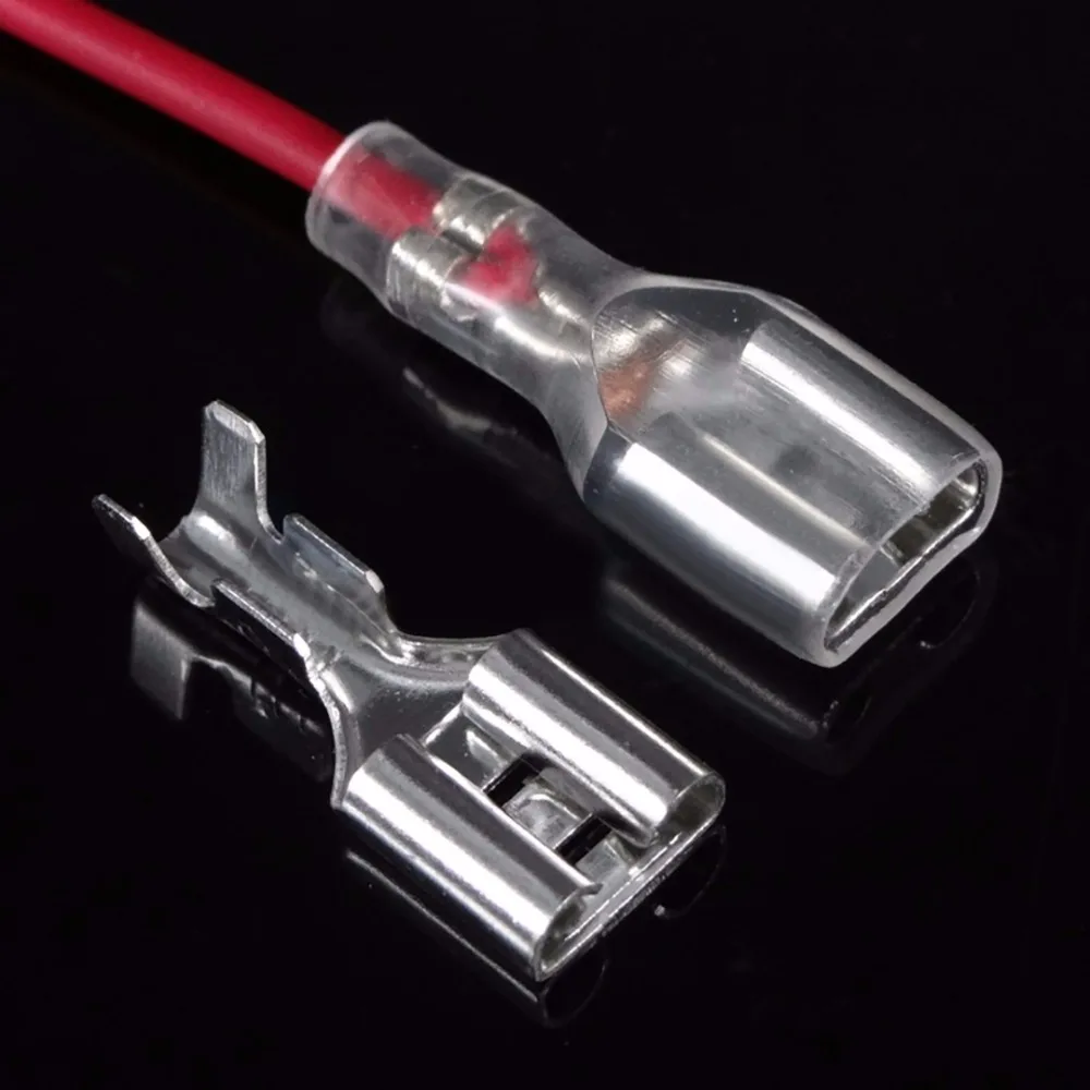 120pcs Female Spade Connector 6.3mm 4.8mm 2.8mm Splice Female Spade Connector with Insulating Sleeves For Terminals
120pcs Female Spade Connector 6.3mm 4.8mm 2.8mm Splice Female Spade Connector with Insulating Sleeves For Terminals