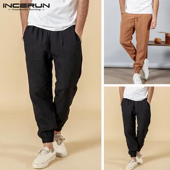 INCERUN Men's Pants Drawstring Summer Solid Color New Nine Points Pants Loose Beam Foot Casual Streetwear 2019 Pantalones Hombre
INCERUN Men's Pants Drawstring Summer Solid Color New Nine Points Pants Loose Beam Foot Casual Streetwear 2019 Pantalones Hombre