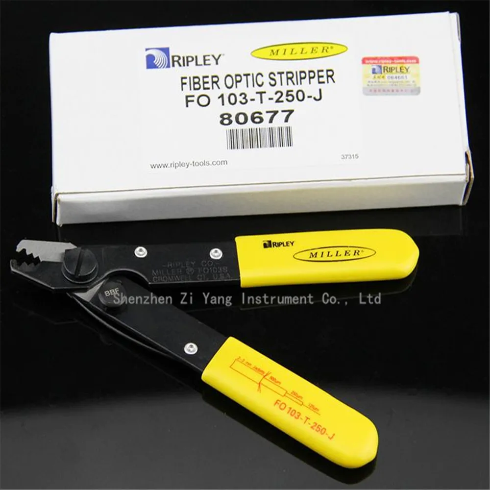 Miller clamp USA original three holes straight shank optical fiber Stripper FO103-T-250-J fiber optic strippers
Miller clamp USA original three holes straight shank optical fiber Stripper FO103-T-250-J fiber optic strippers