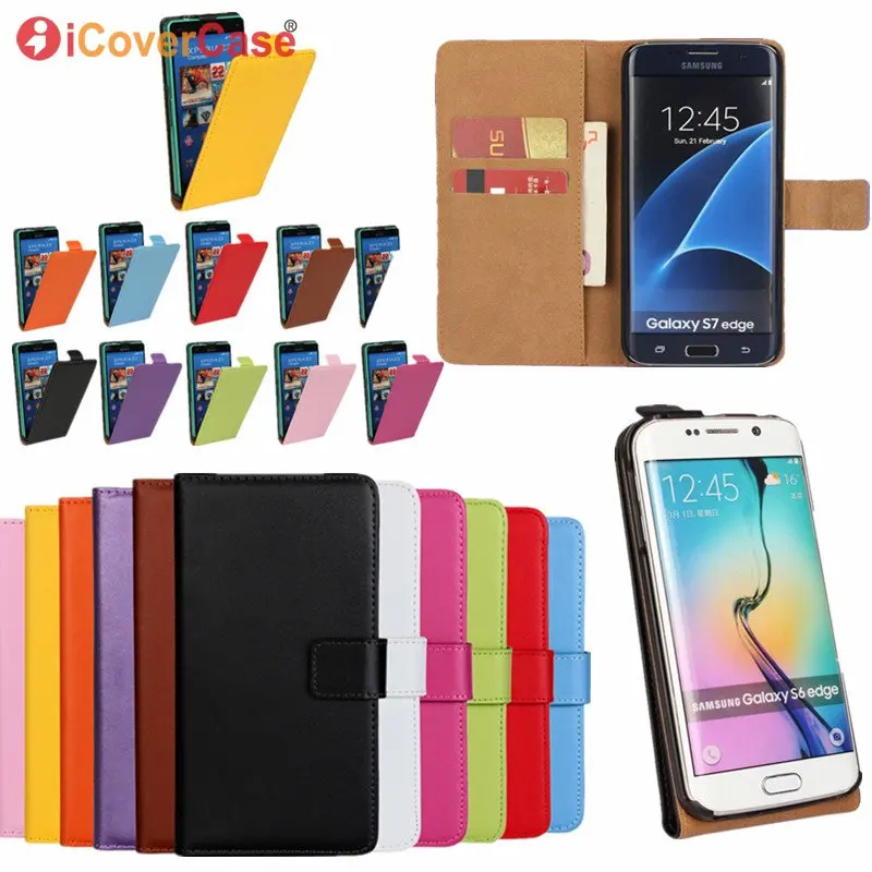 

Flip Case For Samsung Galaxy S7 S6 Edge Plus S5 S4 S3 mini S2 Cover Wallet Leather Coque Etui For Galaxy S7 S6 S5 Funda Capinhas