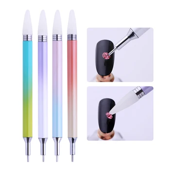 1PC Duplex Rhinestone Dotting Pen Crystal Gem Studs Picker Wax Pencil Nail Art Manicure DIY Pens Tips
1PC Duplex Rhinestone Dotting Pen Crystal Gem Studs Picker Wax Pencil Nail Art Manicure DIY Pens Tips