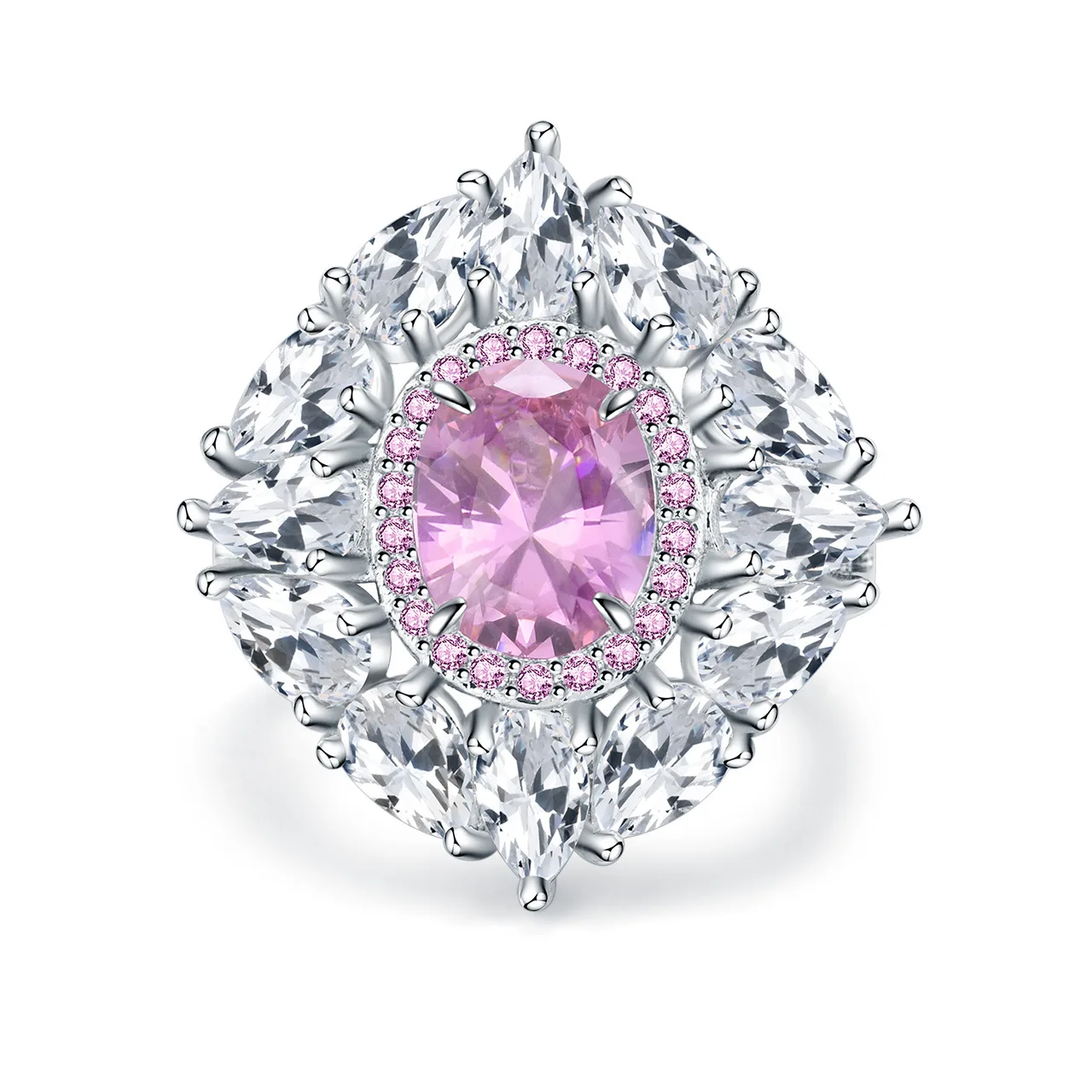 Ociki Silver Color CZ Crystal Wedding Rings Rhombus Pink Party Jewelry for Women Gift Drop Shipping Wholesale New Hoperbole
Ociki Silver Color CZ Crystal Wedding Rings Rhombus Pink Party Jewelry for Women Gift Drop Shipping Wholesale New Hoperbole