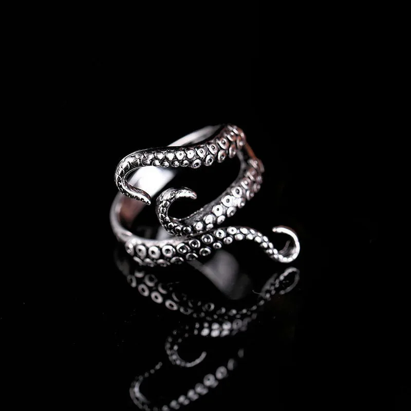 1PC Punk Style Titanium Steel Ring Unisex Octopus Devilfish Rings Adjustable Open Cuff Antique Silver Color Men Women Jewelry
1PC Punk Style Titanium Steel Ring Unisex Octopus Devilfish Rings Adjustable Open Cuff Antique Silver Color Men Women Jewelry