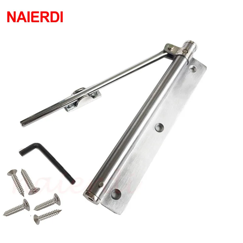 NAIERDI Adjustable Bear 50KG Aluminum Door Closer Light Topper Door Closer Household With Automatic Door Spring Strength Door
NAIERDI Adjustable Bear 50KG Aluminum Door Closer Light Topper Door Closer Household With Automatic Door Spring Strength Door