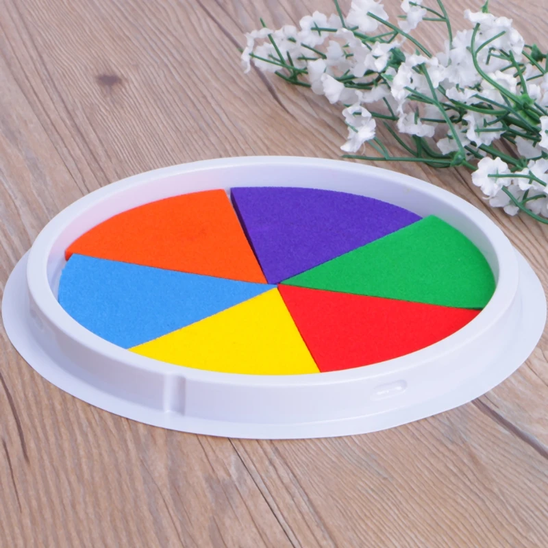 6 Colors Ink Pad Stamp DIY Finger Painting Craft Cardmaking Large Round For Kids Drop Shipping Support
6 Colors Ink Pad Stamp DIY Finger Painting Craft Cardmaking Large Round For Kids Drop Shipping Support