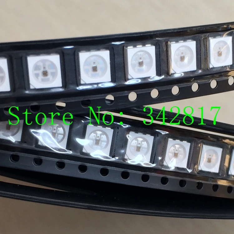 WS2812S (6pins) LED Chip 5050 RGB SMD White version WS2812 Individually Addressable Digital Pixels DC5V 1000pcs
WS2812S (6pins) LED Chip 5050 RGB SMD White version WS2812 Individually Addressable Digital Pixels DC5V 1000pcs