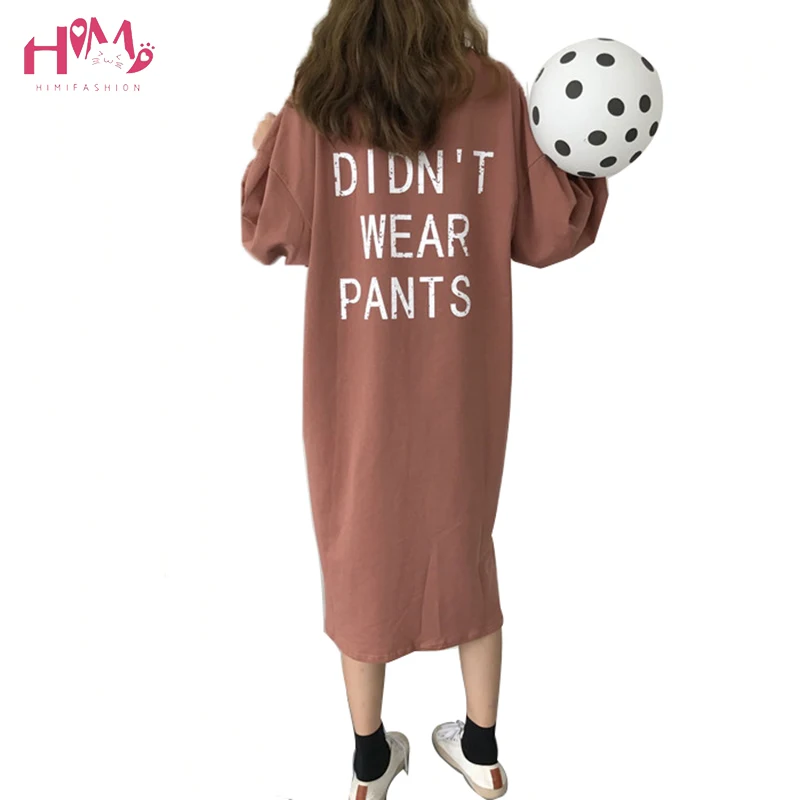 Women Casual Didn't Wear Pants Letters Printed Dress Summer Japanese Harajuku Lantern Sleeve Dress Loose Oversize Black Dresses
Women Casual Didn't Wear Pants Letters Printed Dress Summer Japanese Harajuku Lantern Sleeve Dress Loose Oversize Black Dresses