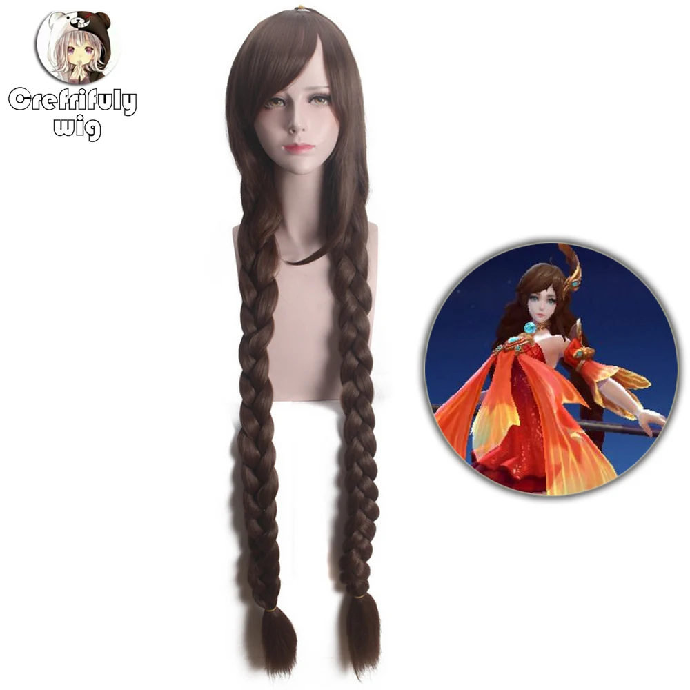 120cm 5v5 Arena Game Long Brown Ponytail Wig Cosplay Costume Synthetic Hair Halloween Costume Party Play Wigs For Women
120cm 5v5 Arena Game Long Brown Ponytail Wig Cosplay Costume Synthetic Hair Halloween Costume Party Play Wigs For Women