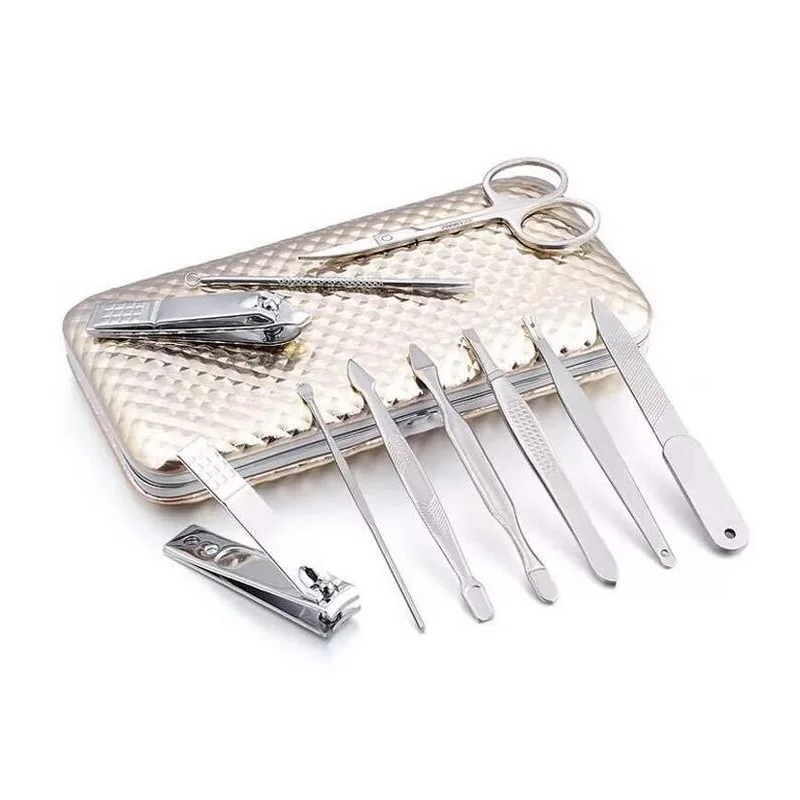 50set 12 in 1 Luxury Gold Stainless Steel Manicure Set Pu Box High Quality Wedding Gift Bridal Shower Favors ZA5389
50set 12 in 1 Luxury Gold Stainless Steel Manicure Set Pu Box High Quality Wedding Gift Bridal Shower Favors ZA5389