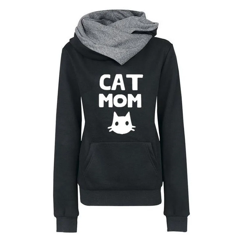 Feitong Autumn Winter Women Cat Print Hoodie Sweatshirts Ladies Long Sleeve Sweatshirt Hooded Pullover Tops sudadera mujer 2019
Feitong Autumn Winter Women Cat Print Hoodie Sweatshirts Ladies Long Sleeve Sweatshirt Hooded Pullover Tops sudadera mujer 2019