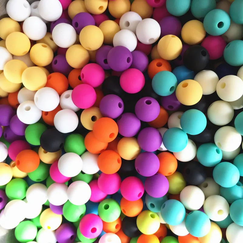 Food Grade Silicone Teething Beads DIY Necklaces new Babies Jewelry Teethers Necklaces for mom 100pcs/lot
Food Grade Silicone Teething Beads DIY Necklaces new Babies Jewelry Teethers Necklaces for mom 100pcs/lot