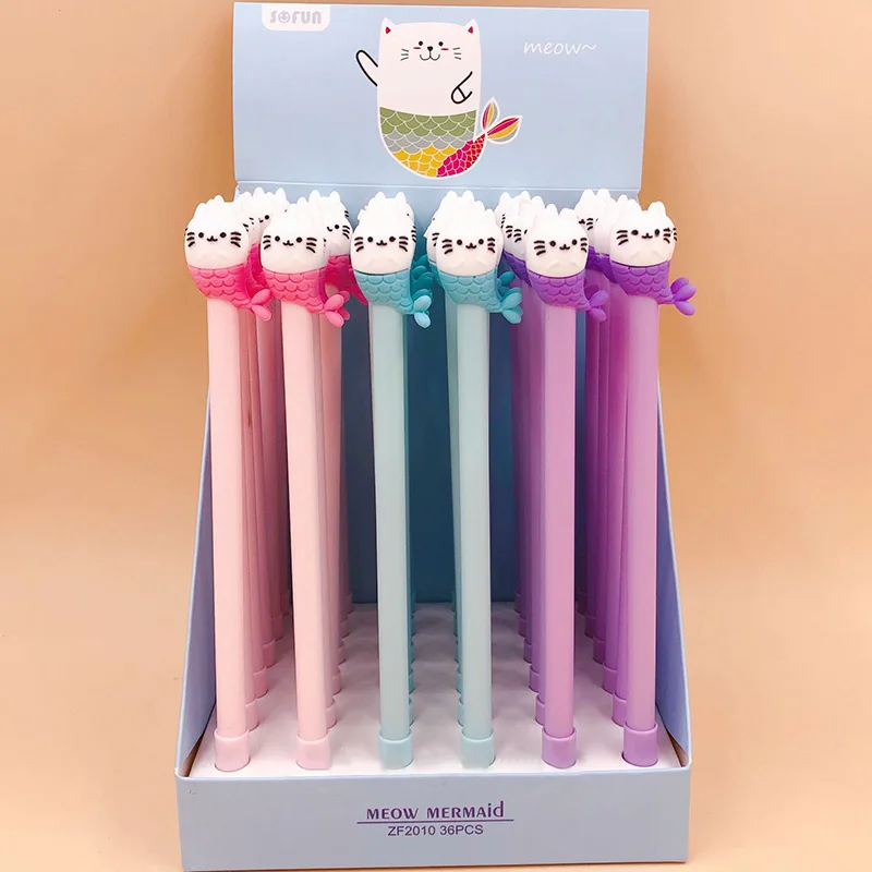 1PC Cute Mermaid Pens Kawaii Cartoon Gel Pens Novelty Neutral Pens For Kids Gift School Office Supplies Stationery
1PC Cute Mermaid Pens Kawaii Cartoon Gel Pens Novelty Neutral Pens For Kids Gift School Office Supplies Stationery