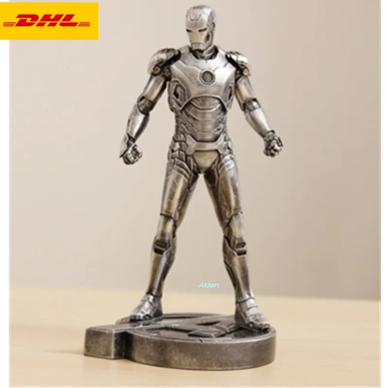 

11" Statue Avengers Infinity War Superhero Iron Man Tony Stark MK43 MK45 GK Action Figure Collectible Model Toy BOX 29CM B484