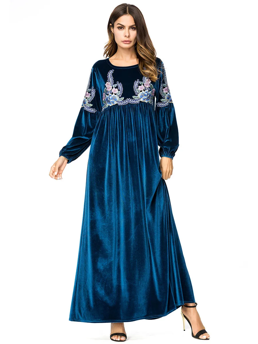 2019 Autumn Islamic Dress Abaya Muslim Moroccan Kaftan Arabic Robe Musulmane Velvet Long Sleeve Turkish Caftan Dubai Arab 7224
2019 Autumn Islamic Dress Abaya Muslim Moroccan Kaftan Arabic Robe Musulmane Velvet Long Sleeve Turkish Caftan Dubai Arab 7224
