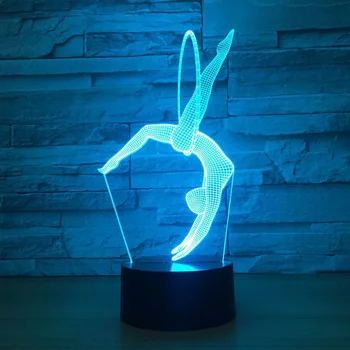 7 Colorful 3D Visual Night Lights Led Art Gymnastics Movement Modelling For Kids Touch Button USB Lampara Table Lamp Home Decor
7 Colorful 3D Visual Night Lights Led Art Gymnastics Movement Modelling For Kids Touch Button USB Lampara Table Lamp Home Decor