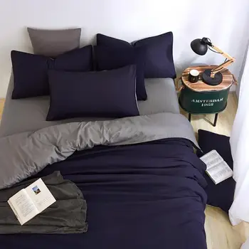 UNIKEA . . Summer New Minimalist Bedding Sets Ink-blue Colour Duver Quilt Cover Bed Sheet Gray Pillowcase Soft Comfortable King
UNIKEA . . Summer New Minimalist Bedding Sets Ink-blue Colour Duver Quilt Cover Bed Sheet Gray Pillowcase Soft Comfortable King