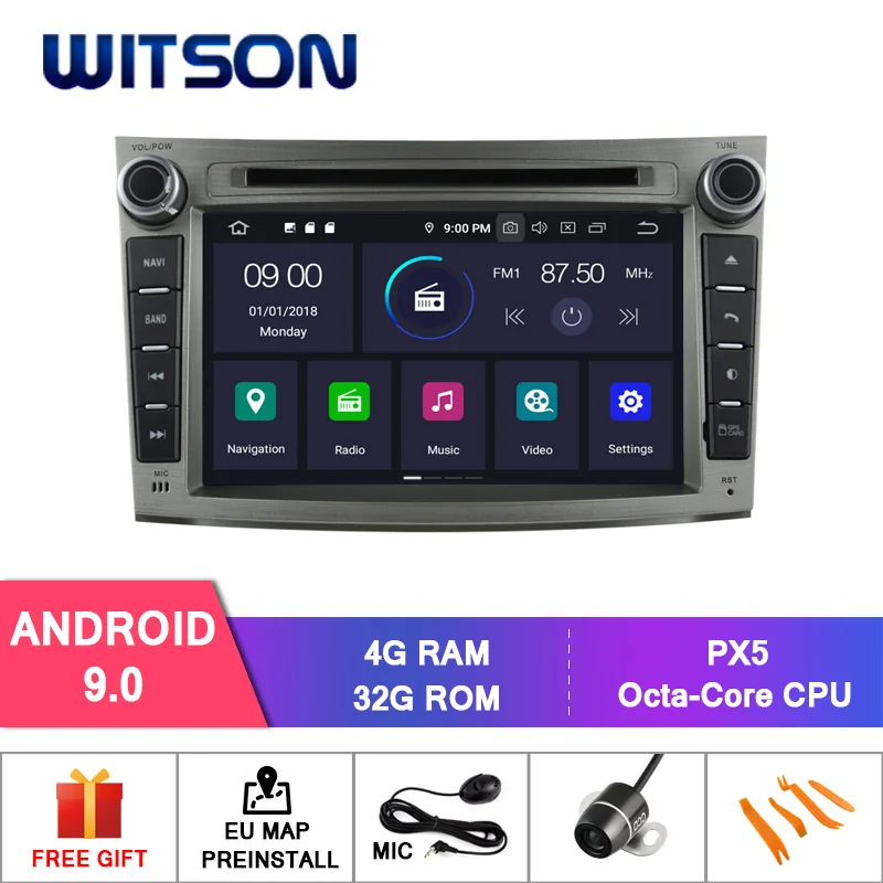 WITSON Android 9.0 PX5 IPS HD Screen CAR STEREO for SUBARU OUTBACK LEGACY 4GB RAM+64GB FLASH 8 Octa Core+DVR/WIFI+DSP+DAB+OBD
WITSON Android 9.0 PX5 IPS HD Screen CAR STEREO for SUBARU OUTBACK LEGACY 4GB RAM+64GB FLASH 8 Octa Core+DVR/WIFI+DSP+DAB+OBD