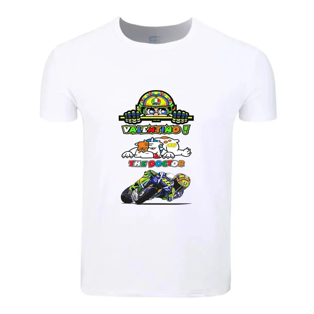 Valentino Rossi Vr46 Cotton Summer T-Shirt Custom Casual Short Sleeve Men Women Boys Girls T Shirt Tees Kids Tshirt Students 
Valentino Rossi Vr46 Cotton Summer T-Shirt Custom Casual Short Sleeve Men Women Boys Girls T Shirt Tees Kids Tshirt Students