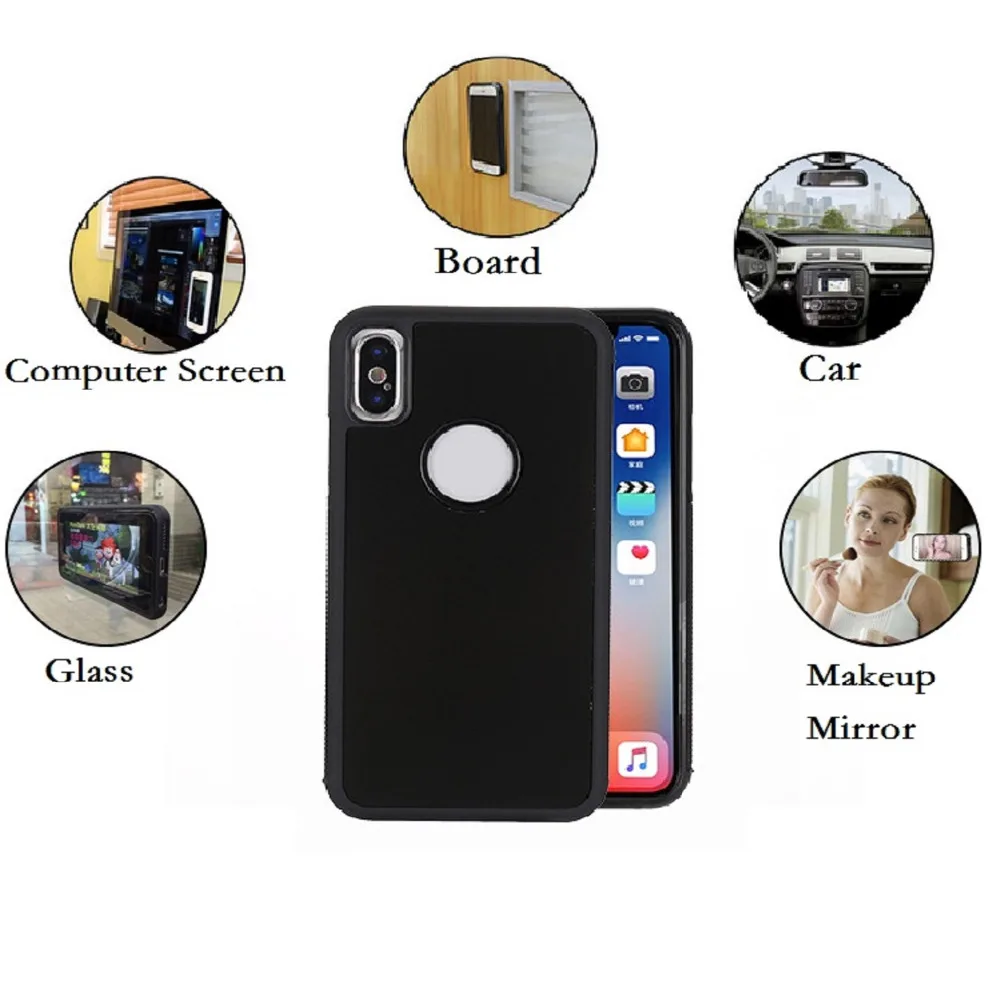 Besegad Hands Free Anti Gravity Phone Protective Case Cover Skin w/Nano Suction Technology for Apple iPhone 7 8 Plus X 10 Gadget
Besegad Hands Free Anti Gravity Phone Protective Case Cover Skin w/Nano Suction Technology for Apple iPhone 7 8 Plus X 10 Gadget