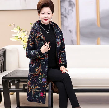 Middle-aged Large size Women Cotton Coat 2020 New Casual Large size Medium length Printed Warm Hooded Women's Cotton Coat NUW66
Middle-aged Large size Women Cotton Coat 2020 New Casual Large size Medium length Printed Warm Hooded Women's Cotton Coat NUW66