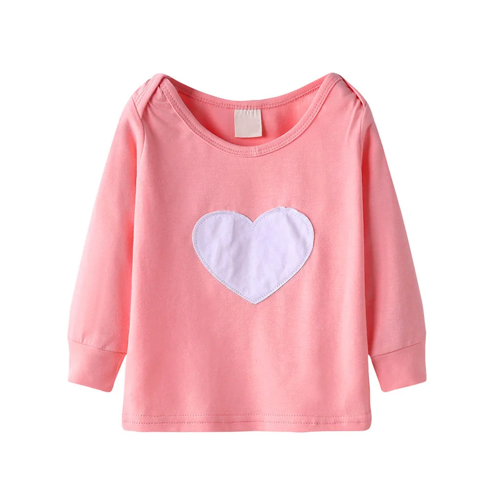 Cute Baby Girls T-shirt Long Sleeve Heart Print Tops T Shirt Clothes Outfits Kids Clothes Little Girls Clothing #C
Cute Baby Girls T-shirt Long Sleeve Heart Print Tops T Shirt Clothes Outfits Kids Clothes Little Girls Clothing #C
