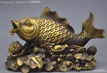 christmas chinese bronze brass animal fish Lotus Coins wealth yuanbao good luck statues halloween
christmas chinese bronze brass animal fish Lotus Coins wealth yuanbao good luck statues halloween