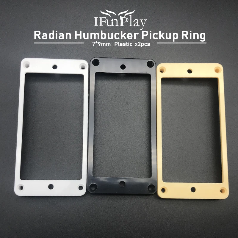 2pcs Guitar Humbucker Radian/Slanted Frame Mounting Ring Pickup Mounting Rings for LP Electric Guitar Parts Plastic 7*9mm
2pcs Guitar Humbucker Radian/Slanted Frame Mounting Ring Pickup Mounting Rings for LP Electric Guitar Parts Plastic 7*9mm