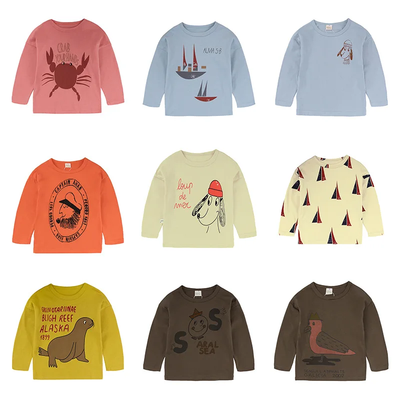 2019 Spring New Arrive Letter Animal Printing T-shirt Spring Kids Long Sleeve T-shirts Boys Girls Baby Clothes 1-8years
2019 Spring New Arrive Letter Animal Printing T-shirt Spring Kids Long Sleeve T-shirts Boys Girls Baby Clothes 1-8years