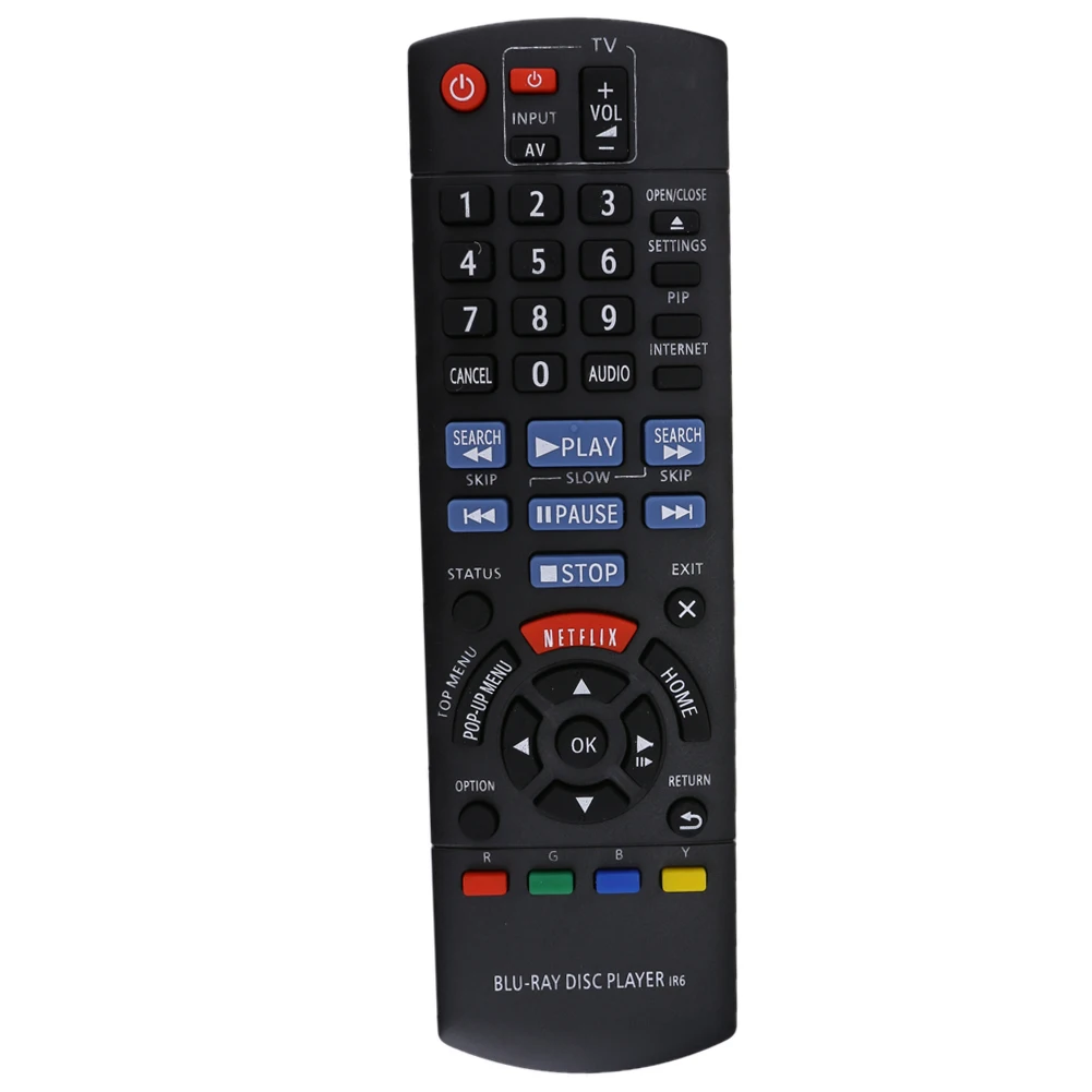Replacement TV Remote Control for Panasonic N2QAYB000867 DMP-BD89 BD79 DVD/Blu-ray/VCR Smart LCD TV Remote Controller 
Replacement TV Remote Control for Panasonic N2QAYB000867 DMP-BD89 BD79 DVD/Blu-ray/VCR Smart LCD TV Remote Controller