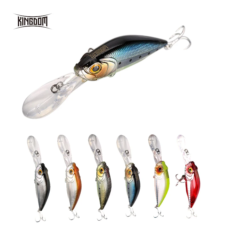 Kingdom Crank Minnow Fishing Lure 60mm 70mm Suspending Wobblers Long lip Hard Rattlin Lures For Bass Pike Perch Pesca Trolling
Kingdom Crank Minnow Fishing Lure 60mm 70mm Suspending Wobblers Long lip Hard Rattlin Lures For Bass Pike Perch Pesca Trolling