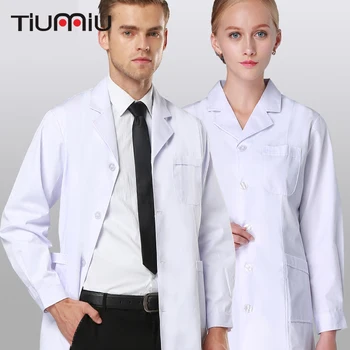 2018 Summer Doctor's Clothing Women Men Long Short Sleeve Medical Clothes Hospital Beauty Salon Drug Store V-neck White Lab Coat
2018 Summer Doctor's Clothing Women Men Long Short Sleeve Medical Clothes Hospital Beauty Salon Drug Store V-neck White Lab Coat