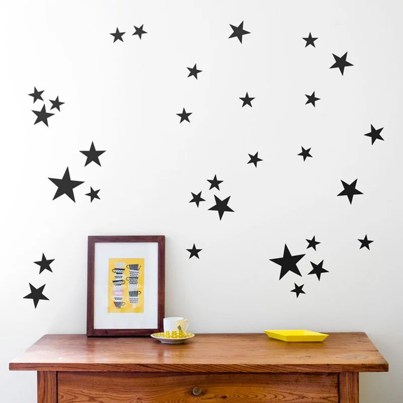 90Pcs/Set Mixed Size Easy Apply Removable Brightsome Stars Wall Sticker For Kids Room Decor Waterproof Decor Decal #87379
90Pcs/Set Mixed Size Easy Apply Removable Brightsome Stars Wall Sticker For Kids Room Decor Waterproof Decor Decal #87379