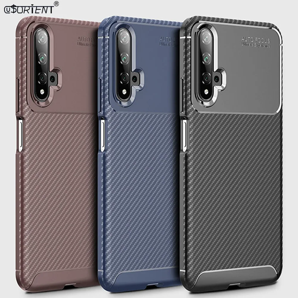 Shockproof Cover for Huawei Honor 20 Pro Silicone Matte Soft Case Honor20 YAL-L21 YAL-L41 Carbon Fiber Bumper Cases YAL L41 L21
Shockproof Cover for Huawei Honor 20 Pro Silicone Matte Soft Case Honor20 YAL-L21 YAL-L41 Carbon Fiber Bumper Cases YAL L41 L21