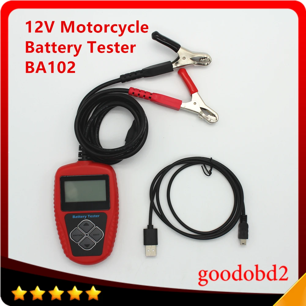 BA102 Motorcycle Battery Tester LCD Display 12V Battery Life Analysis Battery Analyzer
BA102 Motorcycle Battery Tester LCD Display 12V Battery Life Analysis Battery Analyzer