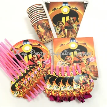 66pcs/lot The Incredibles Theme Disposable Tableware Kid Birthday Baby Shower Party Paper Cup Plate Party Decoration Supplies
66pcs/lot The Incredibles Theme Disposable Tableware Kid Birthday Baby Shower Party Paper Cup Plate Party Decoration Supplies