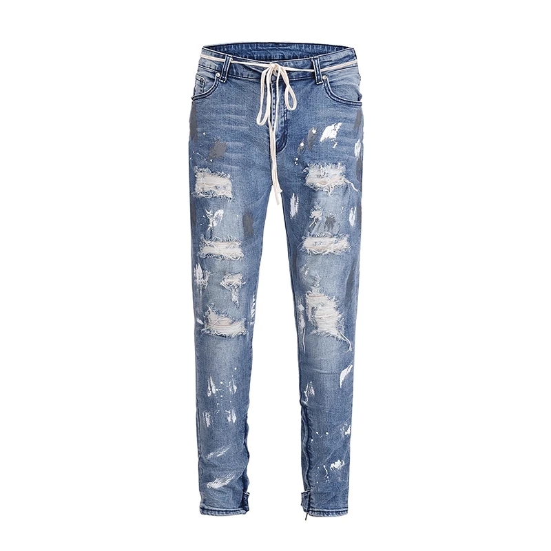 2019 new Europe America kanye west high street wind INS graffiti beggar Men fog hole inside zipper stretch slim jeans 30-36
2019 new Europe America kanye west high street wind INS graffiti beggar Men fog hole inside zipper stretch slim jeans 30-36