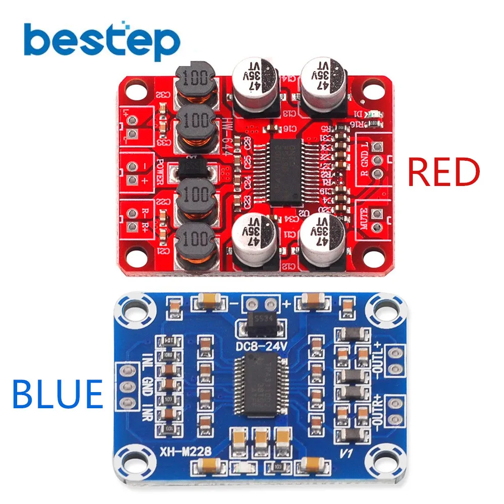 TPA3110 2X15W Digital Audio Stere Amplifier Board Module Mini Binaural AMP Controller 100dB DC 8-18V
TPA3110 2X15W Digital Audio Stere Amplifier Board Module Mini Binaural AMP Controller 100dB DC 8-18V