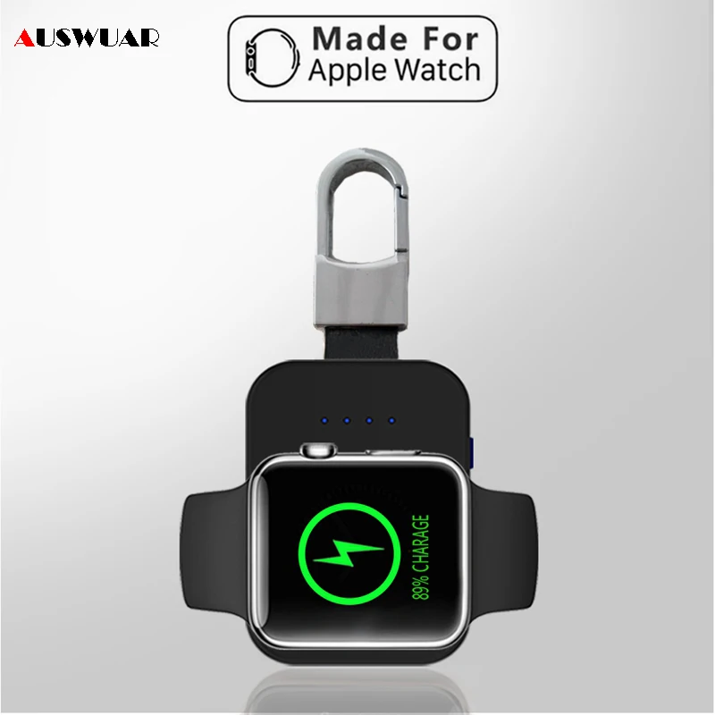 QI Wireless Charger Power Bank for iWatch 1 2 3 4 Portable Mini External Battery Pack KeyChain for Apple Watch Wireless Charger
QI Wireless Charger Power Bank for iWatch 1 2 3 4 Portable Mini External Battery Pack KeyChain for Apple Watch Wireless Charger