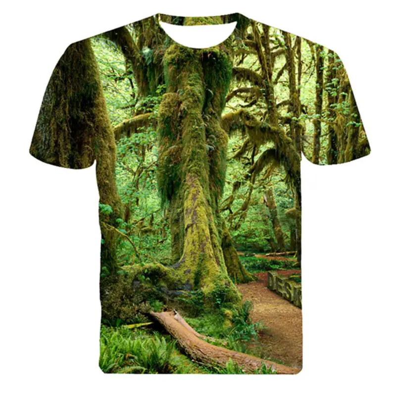 Cool 3D Printed T-shirts Men Summer Creative Forest Graphic Tee Shirts Harajuku Style Homme Short Sleeve Tops Plus Size 5XL 6XL
Cool 3D Printed T-shirts Men Summer Creative Forest Graphic Tee Shirts Harajuku Style Homme Short Sleeve Tops Plus Size 5XL 6XL