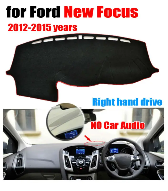 Фото Крышки для приборной панели автомобиля RKAC коврик Ford New Focus 2012-2015 | Лепнина для интерьера (32854250219)