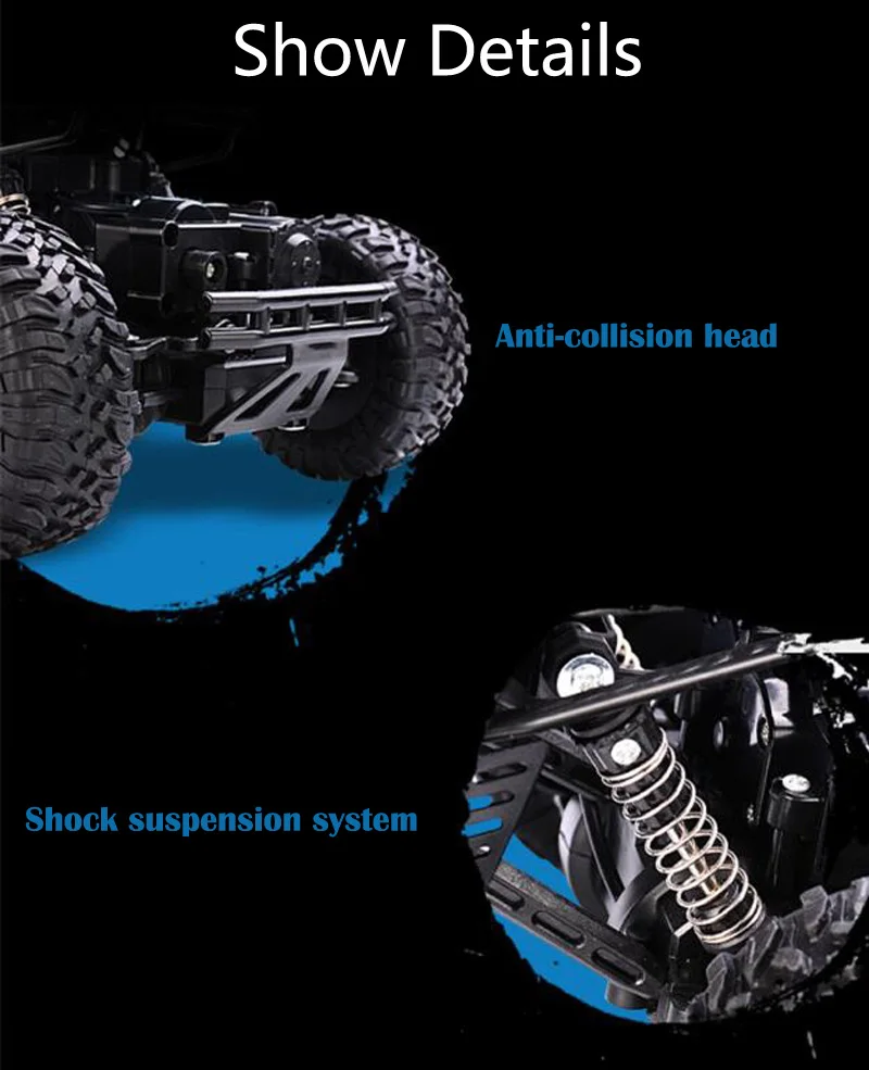 2.4 GHz 4WD Off-Road Climbing Crawler - C08S 22 2.4 GHz 4WD Off-Road Climbing Crawler - C08S 22