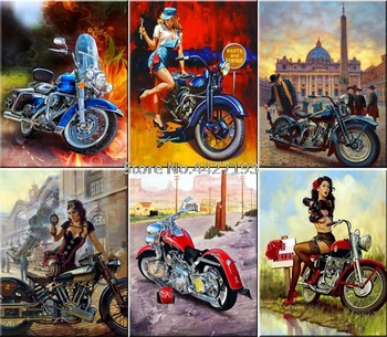 DIY 5D Full Diamond Embroidery Motorcycle Diamond Painting Cross Stitch Beauty Kits Woman Diamond Mosaic Home Decoration
DIY 5D Full Diamond Embroidery Motorcycle Diamond Painting Cross Stitch Beauty Kits Woman Diamond Mosaic Home Decoration