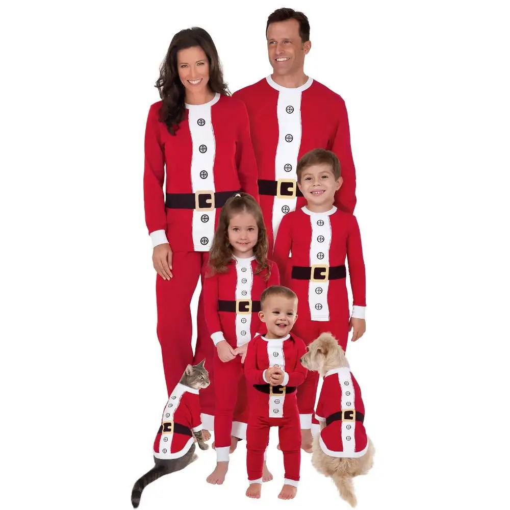 Christmas Family Matching Pajamas Red and White Clothing Sets Adult Kids Women Christmas Santa Claus Nightwear
Christmas Family Matching Pajamas Red and White Clothing Sets Adult Kids Women Christmas Santa Claus Nightwear
