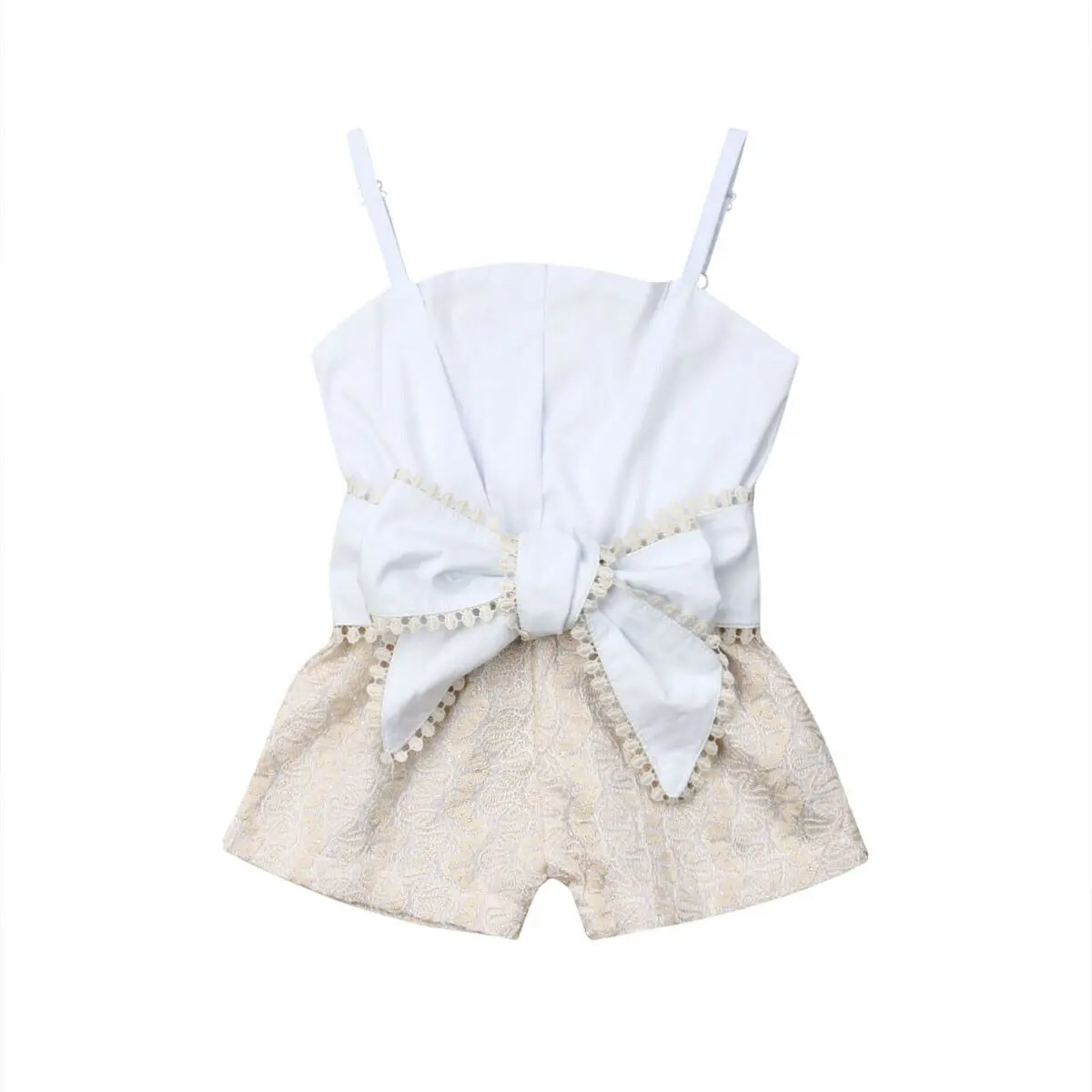 Newborn Kid Baby Girl Lace Sling Openwork Bow Rompers Tops Summer Clothes Set Openwork Bow Rompers Top Summer Clothes
Newborn Kid Baby Girl Lace Sling Openwork Bow Rompers Tops Summer Clothes Set Openwork Bow Rompers Top Summer Clothes
